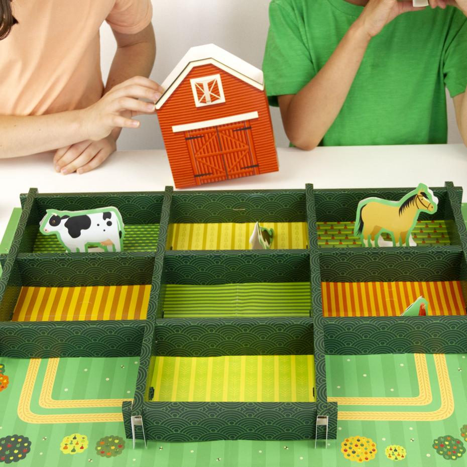 Have fun on the farm with this four in one activity kit!